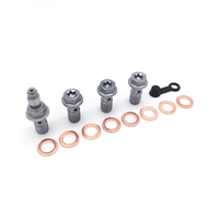 Nouveau kit de vis à boulon banjo M10 en acier inoxydable pour tuyau de frein hydraulique QDGY pour système de freinage de moto