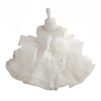 Robe de princesse pour bébé d'un an, tenue d'été, nouveau style tendance, robe moelleuse, robe de demoiselle d'honneur pour mariage, robe de princesse pour bébé