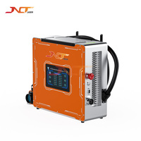 Nouvelle machine de nettoyage laser à fibre pulsée 500W, compacte, compatible aluminium, refroidie par air, portable pour usage industriel sur site