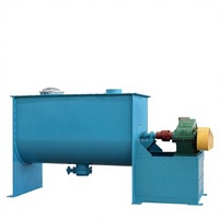 Mélangeur à ruban hélicoïdal double horizontal avec moteur à induction en acier inoxydable SUS304, haute capacité pour les applications chimiques