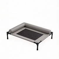 Lit surélevé pour chiens et chats en tissu Oxford toutes saisons ; imperméable, résistant à l'humidité, amovible, lavable, respirant