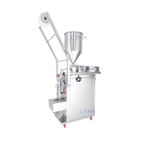 Machine d'emballage verticale de sachets de sauce à trois soudures latérales pour sachets de chocolat, confiture et pâte de piment