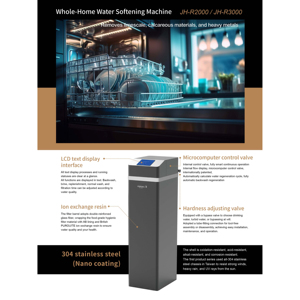 Adoucisseur d'eau électrique Everpoll JH-R3000 le plus vendu pour toute la maison, débit de 2 t, efficace contre le calcaire et prolongeant la durée de vie des équipements - Product Image 6