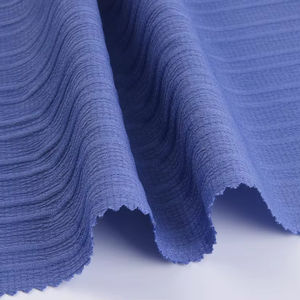 Nouveautés 2026 <span class=keywords><strong>YVES</strong></span> Tissu froissé tissé 100% polyester 115 GSM certifié GRS pour textiles durables - Product Image 1