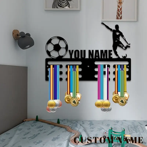 Hiện đại treo tường kim loại huy chương hiển thị đứng 100 + Công suất ba lớp giải thưởng lưu trữ đứng - Product Image 1