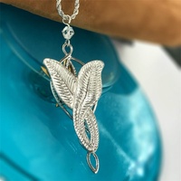 Femmes Bijoux Movie Roi Promesse Amour 925 Sterling Argent Arwen Evenstar Pendentif Collier