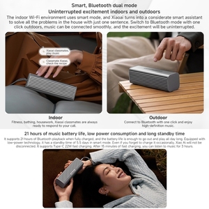 Modèles explosifs <span class=keywords><strong>Xiaomi</strong></span> Sound Move Portable sans fil 4150mAh Batterie Haut-parleur Support LHDC Lecture de musique - Product Image 6