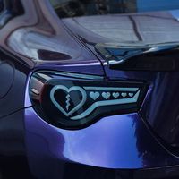 Feux arrière combinés LED de qualité supérieure pour Toyota GT86 Subaru BRZ 2012-2020, Plug and Play, boîtier anti-âge chromé