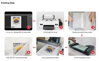 Impresora digital de inyección de tinta, impresora Procolored A3 DTF L1800 R1390, máquina de impresión, impresora Dtf Bulble con horno