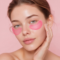 Masque Contour des Yeux PDRN au Collagène Hydrolysé de Saumon, Acide Hyaluronique et Glycérine – Anti-rides, Hydratant, Raffermissant, Rafraîchissant pour les Yeux Gonflés