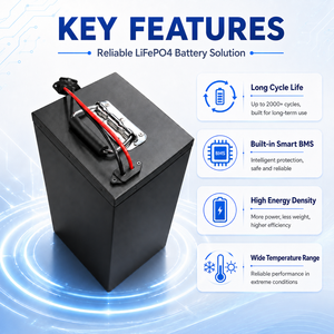 Baterai LiFePO4 Kustom 72V 30ah dengan Casing Logam untuk Catu Daya Sepeda Motor Listrik - Product Image 5