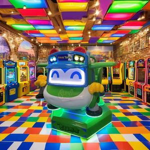 Máquina recreativa eléctrica giratoria comercial más popular, operada con monedas, para entretenimiento infantil, de plástico, con movimiento de balanceo, en inglés. - Product Image 6