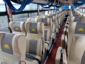 Nouveau luxe 10m 12m Hiace & Yu Tong autocars bus de ville touristiques à moteur diesel avec boîte de vitesses manuelle sièges en tissu régulateur de vitesse - Product Image 3