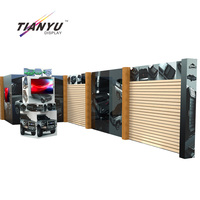 Stand d'exposition portable Tianyu, modulaire, segmenté, polyvalent, configuration duo, structure premium, base créative Aura Show