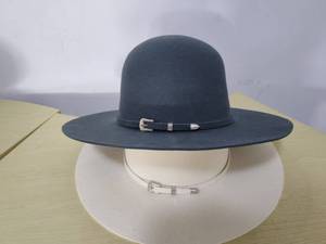 CL8292 venta al por mayor 100% lana australiana ala ancha bloqueada corona abierta fieltro de lana ala grande cuerpo vaquera sombrero sombreros de vaquero - Product Image 6