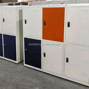 Armarios Metálicos Industriales al por Mayor para Escuelas, Armario de Almacenamiento de Acero de 8 Puertas con Cerradura de Combinación y Ventilación para Documentos - Product Image 4