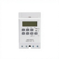 CHRE KG316T-X Sakelar Kontrol Timer Digital yang Dapat Diprogram AC 110V/220V Putih Tegangan Maks 240V Arus Maks 25A