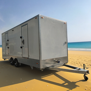 2025 fábrica al por mayor inodoros extraíble al aire libre ducha Portátil Baño remolque para sitio de construcción - Product Image 3