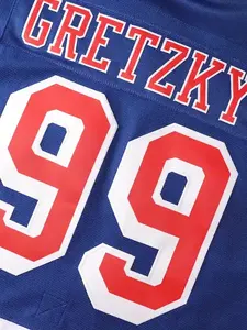 卸売刺繍フィラデルフィアホッケーユニフォームオレンジ # 39 マトヴェイ・ミチコフ # 46 トレバー・ゼグラス ジャージ ホッケー ユニフォーム - Product Image 4