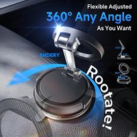 Support de téléphone magnétique pour voiture le plus puissant 2400gf (78+LBS) à succion 360° °   Ajustable pour iPhone 17 Pro Max pour iPhone 16 Air
