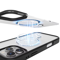 Coque de téléphone transparente amovible avec logo personnalisé OEM ODM, motif imprimable UV, compatible avec la recharge sans fil pour iPhone 17 16 Pro Max