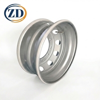 Vente en gros usine Jante en acier 22.5x8.25 PCD 335 10 trous robuste et durable pour semi-remorque commerciale
