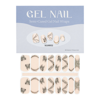 Autocollants pour ongles longue durée, faciles à appliquer, multicolores, style métallique