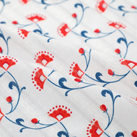 Tissu Jacquard 100% Coton pour Vêtements, Texture Unique, Impression Numérique Personnalisée, Approvisionnement Direct d'Usine, MOQ 1 Mètre