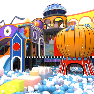 Aoleao Parque Infantil Interior Personalizado con Temática de Castillo de Caramelos, Piscina de Bolas, Tobogán, Zona de Escalada y Juego de Roles para Niños, Juego Suave con Certificación CE TUV - Product Image 2