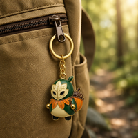 Porte-clés émaillé personnalisé Esprit de la Forêt d'Automne, plaqué or de qualité supérieure, motif feuille, masque et animal, souvenir pour cadeau et collection