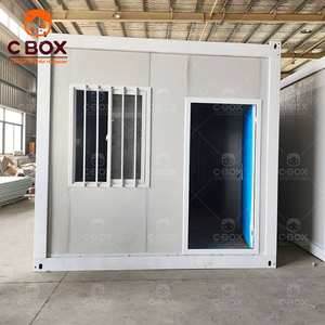 Cbox Fast Build, bâtiments préfabriqués plats de 20 pieds, villas modulaires mobiles, bureaux, maisons minuscules, bungalows, garages, maisons préfabriquées en acier, conteneurs - Product Image 4
