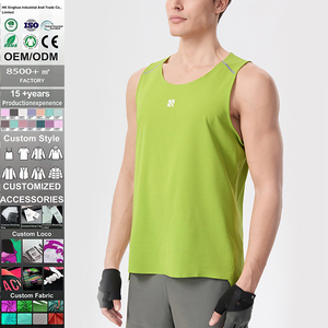 Camiseta Deportiva de Gimnasio sin Costuras de Secado Rápido, Ligera, de Talla Grande, con Logotipo Personalizado de Alta Calidad, Camiseta de Baloncesto, Chaleco Deportivo para Hombre - Product Image 1