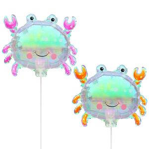 Clip de globo de película de aluminio de cangrejo transparente al por mayor juguete colorido para niños para fiestas de cumpleaños decoraciones de Año Nuevo - Product Image 3