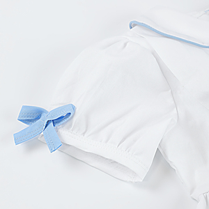 空白童装西班牙风格童装短袖纯棉女婴服装pastle彩色女童复活节连衣裙 - Product Image 2