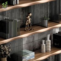 IULTRA Moderne Autoportant Bureau Diviseur Bibliothèque Double Face Ouvert Étagère Séparateur Grande Partition Étagère pour Bureau À Domicile
