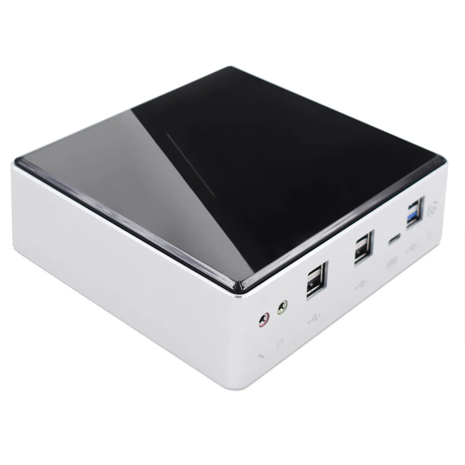 HYSTOU Fanless Mini PC Low Power DDR4 Intel Core i5-7267U 64GB Desktop Gaming Computer M3