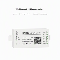 Contrôleur LED WiFi Pixel DC5-24V 2048 Pixels, Contrôle par Application, Mode AP STA, Mémoire de Dernière Position pour Éclairages de Scène et Accessoires d'Éclairage