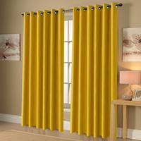 Rideaux occultants thermiques isolants à œillets noirs les plus vendus pour salons et chambres