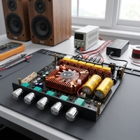 Module amplificateur de puissance sans fil Bluetooth 2.1 canaux AS21II TPA3255 220W*2+350W pour caisson de basses, module audio pour home cinéma OEM