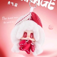 Grosir 2026 New Good Luck Sauce Lin Series PVC Face Plush Pendant Blind Box Skala 1/12 Dekorasi Fashion Hadiah Tersedia