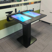 Table tactile intelligente Android 14 de 21.5 pouces à double écran avec chargement sans fil