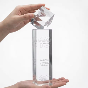 Trofeo <span class=keywords><strong>de</strong></span> Cristal Personalizado con <span class=keywords><strong>Cubo</strong></span> <span class=keywords><strong>de</strong></span> <span class=keywords><strong>Rubik</strong></span>, Premio <span class=keywords><strong>de</strong></span> Cristal Grabado para Empleados Destacados en la Reunión Anual <span class=keywords><strong>de</strong></span> la Empresa - Product Image 6