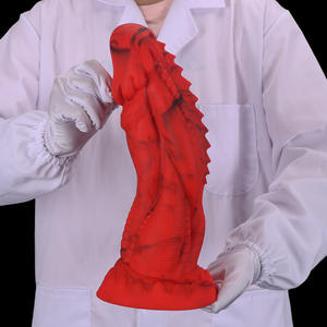 Dildo Suave en Forma de Dragón Feroz para Mujeres, de Silicona Líquida, Tapón Anal, Juguete Sexual - Product Image 3