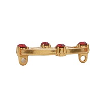 Boutons chinois incrustés de diamants de haute qualité pour le style de tige en métal cousu à la main d'automne et d'hiver pour Cheongsam et manteau ancien