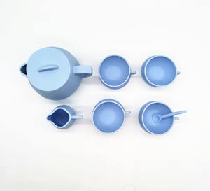 Vendita calda in Silicone per bambini Set di tazze da tè, Silicone set da tè giocattolo - Product Image 3