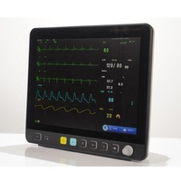 Moniteur multiparamètres vétérinaire HFMED VE15 pour clinique vétérinaire, écran 15 pouces, moniteur pour animaux de compagnie pour chats et chiens