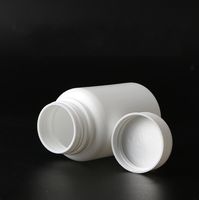 Vente en gros de flacons en plastique pharmaceutique HDPE de qualité médicale blancs de 200 cc ronds pour capsules de glucosamine, conteneur de stockage de médicaments