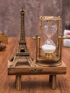 Regalos Retro, Torre Eiffel de Hierro, Decoración de Reloj de Arena, Temporizador de Arena de la Torre Eiffel. Simple y Moderno - Product Image 6