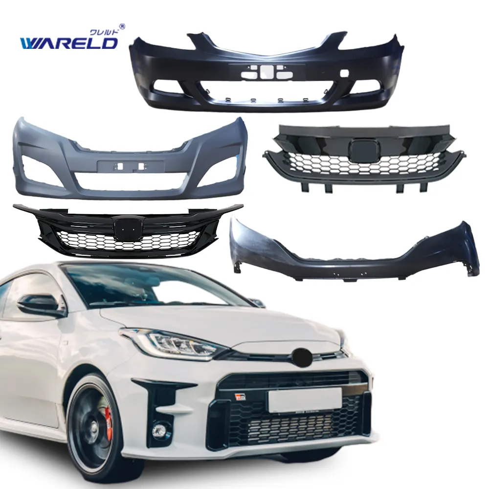 Wareld Pare-chocs de voiture Pièces de qualité pour Toyota Honda Nissan Mitsubishi Suzuki Hyundai Kia Corolla RAV4 Civic