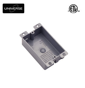 एटीएल ने सूचीबद्ध <span class=keywords><strong>1</strong></span> गिरोह pvc पुराना कार्य विद्युत बॉक्स 8 cu आउटलेट/स्विच बॉक्स जंक्शन बॉक्स जंक्शन बॉक्स जंक्शन बॉक्स - Product Image 3